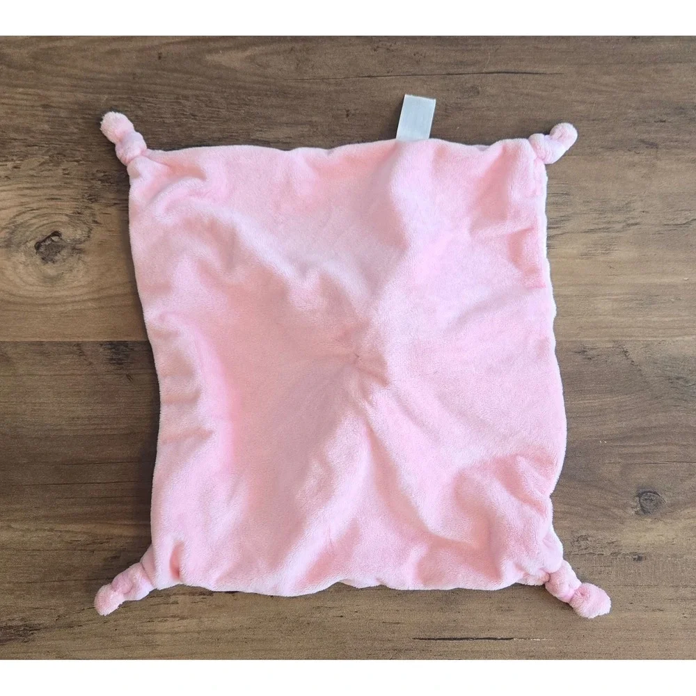 Walmart Parent's Choice Pink Deer Lovey Security Blanket Minky Plush Fawn Rattle
